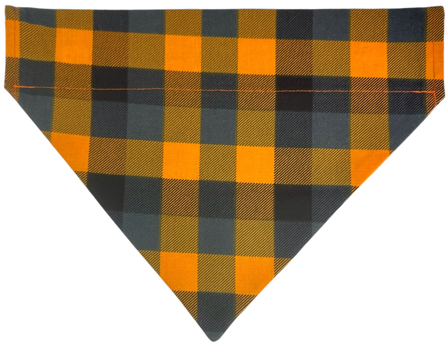 Jack-O’-Lantern Handmade Reversible Slip-on Bandana