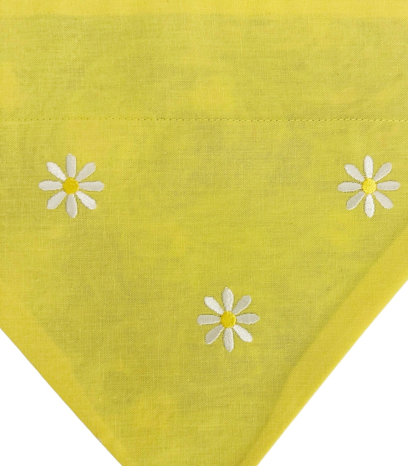 Starry Night and Daisies Handmade Reversible Slip-on Bandana