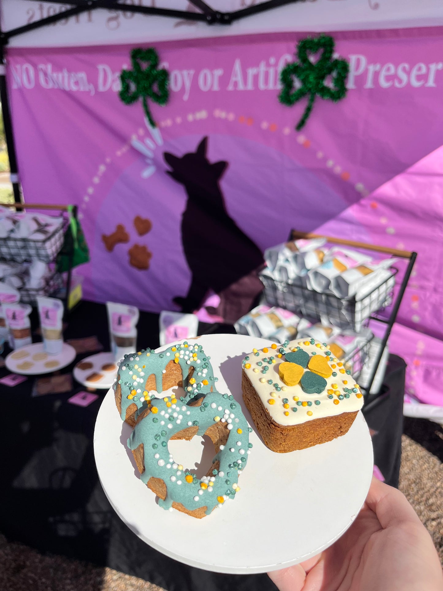 Heart-Shaped Dog Donuts