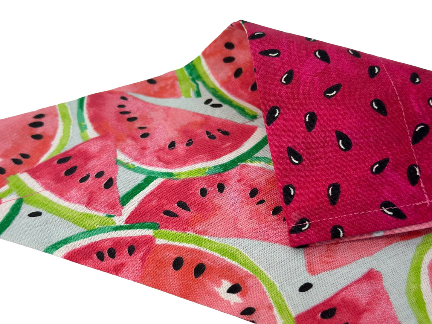 Watermelon Handmade Reversible Slip-on Bandana