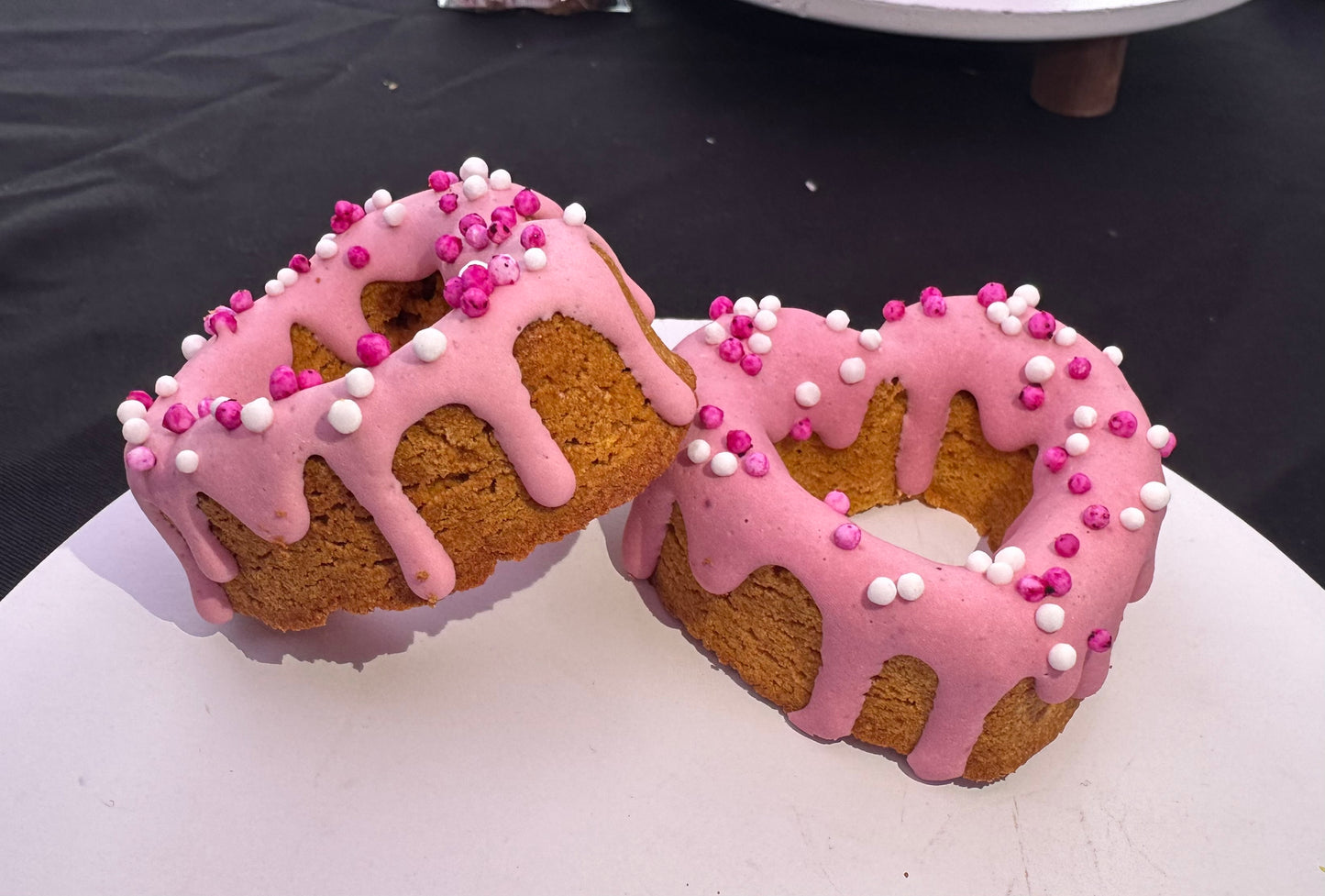 Heart-Shaped Dog Donuts