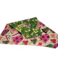 Garden Flowers and Mushrooms Handmade Reversible Slip-on Bandana