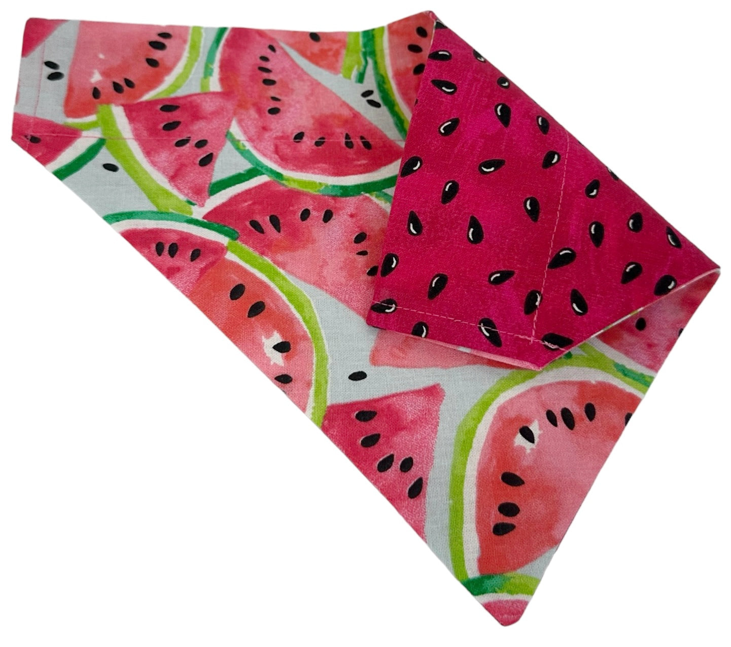 Watermelon Handmade Reversible Slip-on Bandana