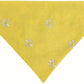 Yellow Daisies and Mosaics Handmade Reversible Slip-on Bandana