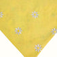 Yellow Daisies and Mosaics Handmade Reversible Slip-on Bandana