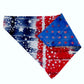 Stars and Stripes Handmade Reversible Slip-on Bandana