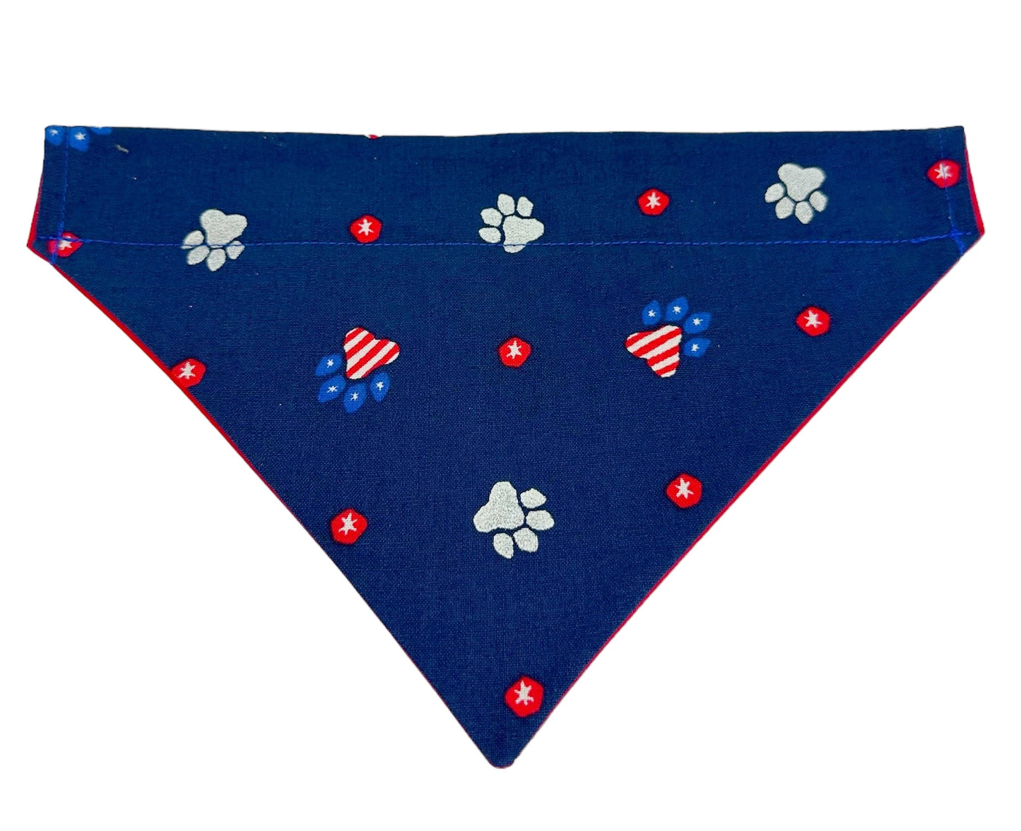 Made In USA Handmade Reversible Slip-on Bandana