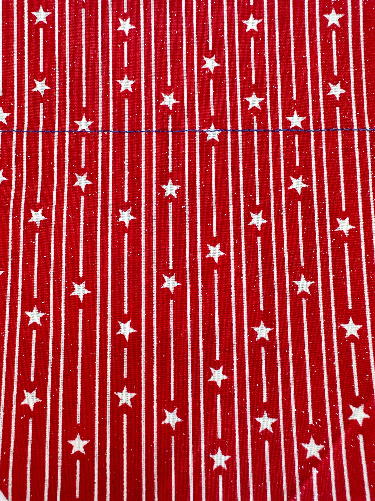 Fireworks and Stripes Handmade Reversible Slip-on Bandana