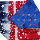 Stars and Stripes Handmade Reversible Slip-on Bandana