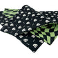 Warped Bones Glow-in-the-Dark Handmade Reversible Slip-on Bandana