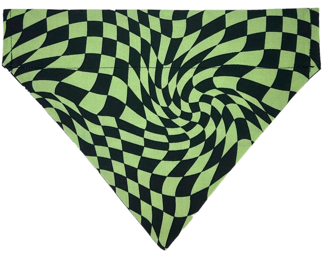 Warped Bones Glow-in-the-Dark Handmade Reversible Slip-on Bandana