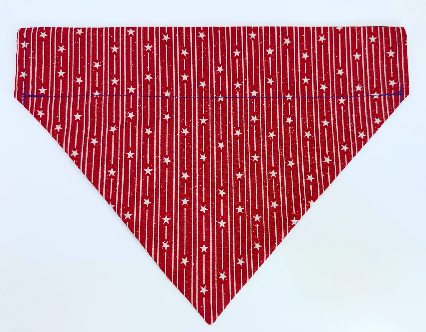 Fireworks and Stripes Handmade Reversible Slip-on Bandana