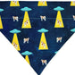 UFO Handmade Reversible Slip-on Bandana