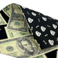 100 Bones Glow-in-the-Dark Handmade Reversible Slip-on Bandana