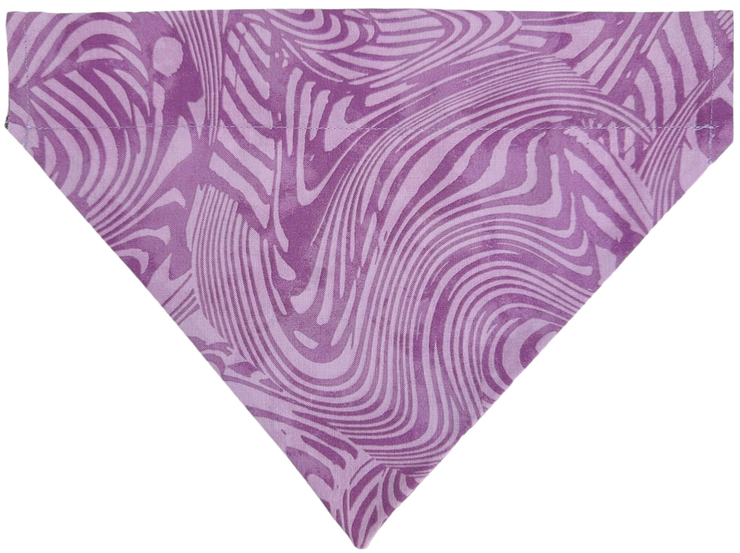 Butterflies and Purple Marble Handmade Reversible Slip-on Bandana