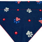 PAWty In The USA Handmade Reversible Slip-on Bandana