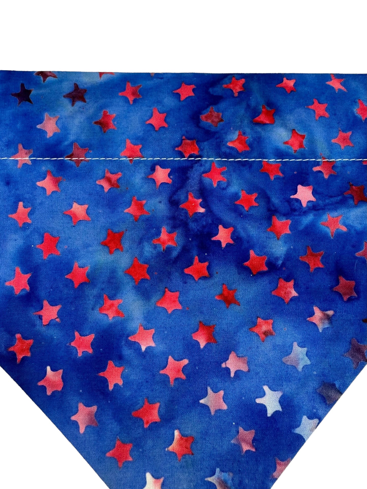 Stars and Stripes Handmade Reversible Slip-on Bandana