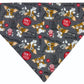 Ghastly Gremlins Glow-In-The-Dark Handmade Reversible Slip-on Bandana