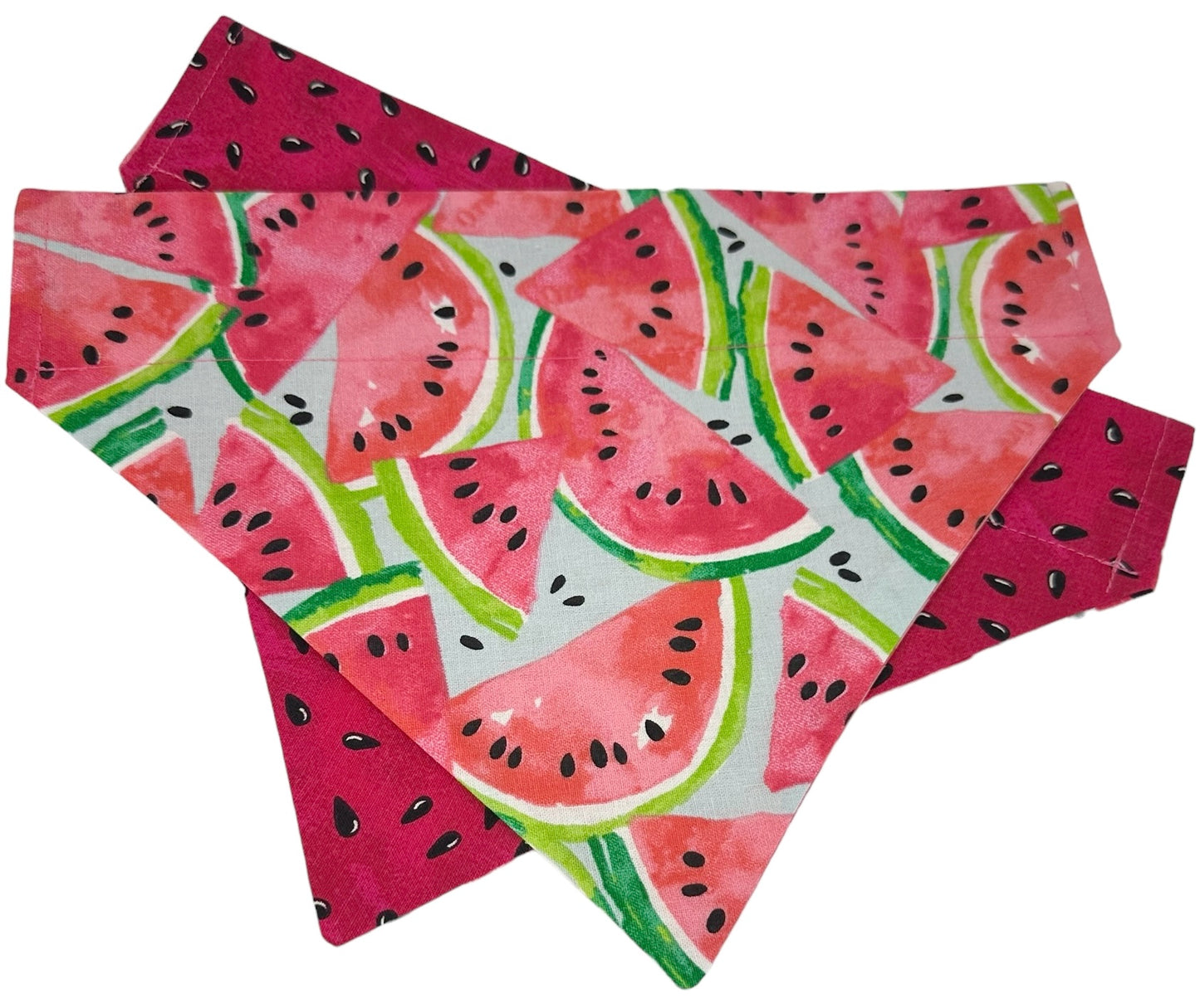 Watermelon Handmade Reversible Slip-on Bandana