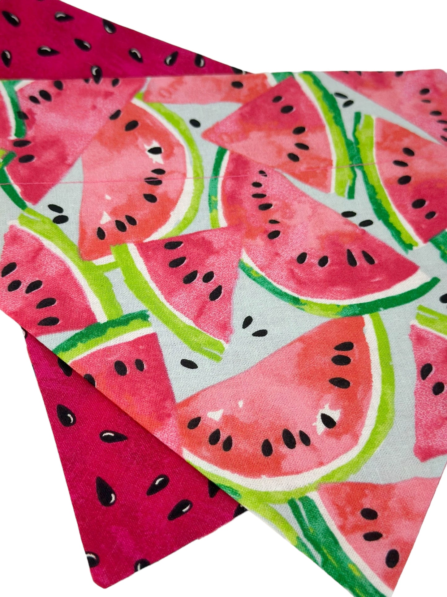 Watermelon Handmade Reversible Slip-on Bandana