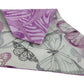 Watercolor Butterflies and Purple Marble Handmade Reversible Slip-on Bandana