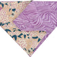 Butterflies and Purple Marble Handmade Reversible Slip-on Bandana