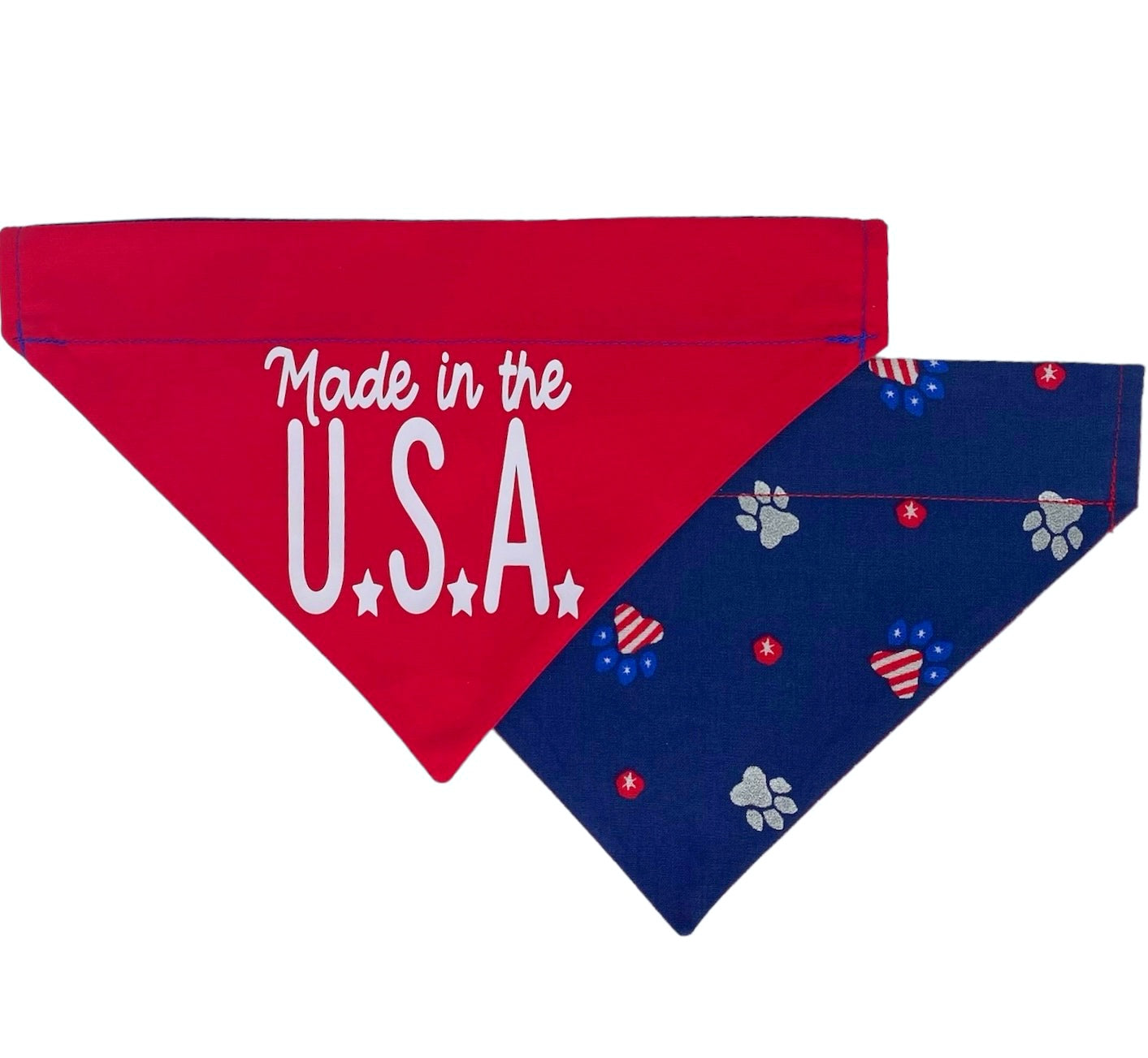 Made In USA Handmade Reversible Slip-on Bandana