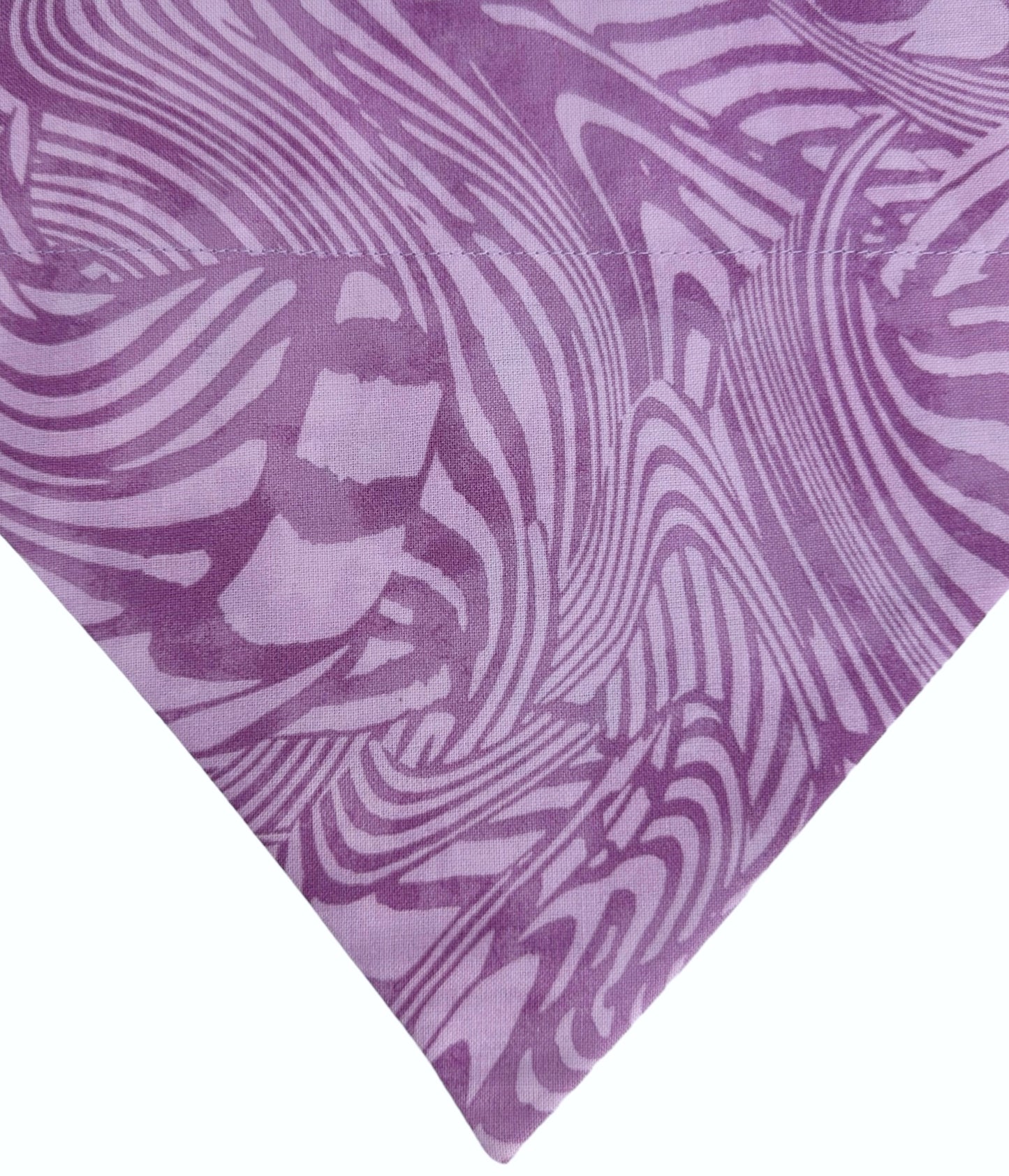 Butterflies and Purple Marble Handmade Reversible Slip-on Bandana