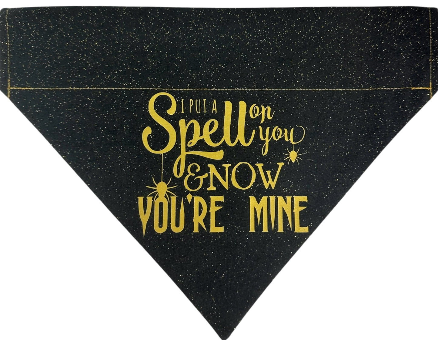 I Put A Spell On You Handmade Reversible Slip-on Bandana