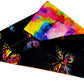 Stained Glass Butterflies Handmade Reversible Slip-on Bandana