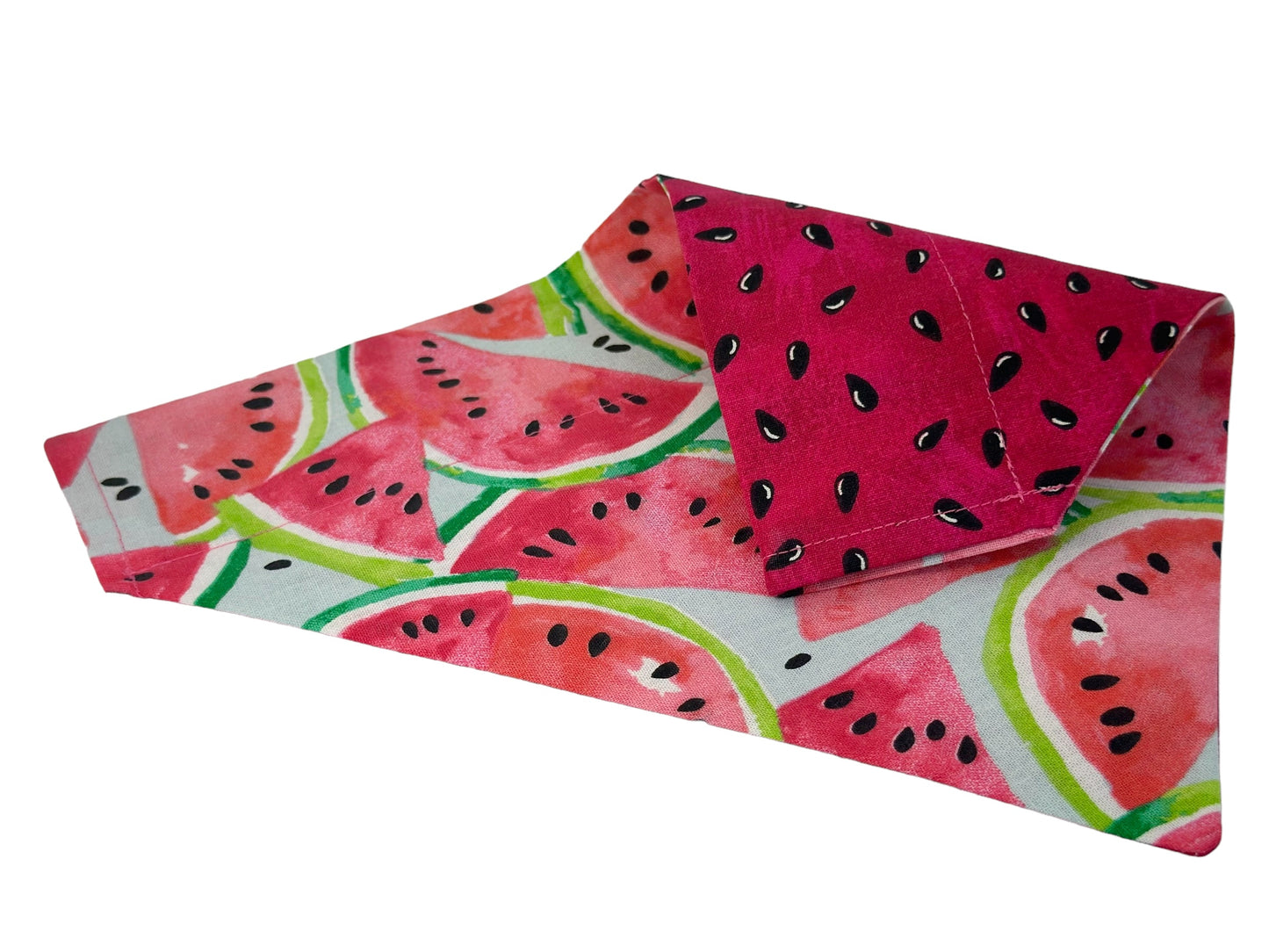 Watermelon Handmade Reversible Slip-on Bandana