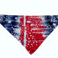 Stars and Stripes Handmade Reversible Slip-on Bandana