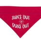 Sun’s Out Buns Out Handmade Reversible Slip-on Bandana