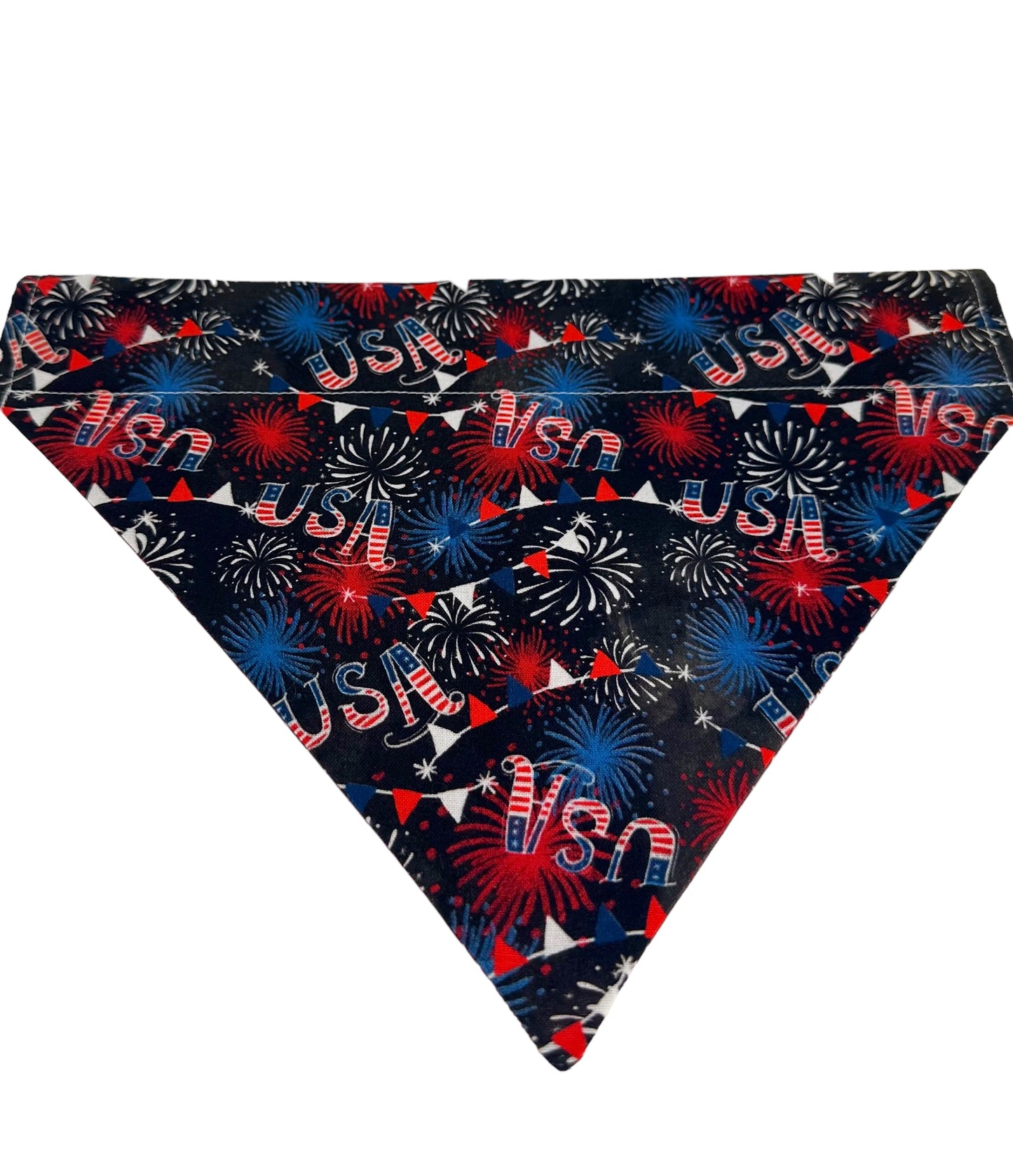 Party in the USA Handmade Reversible Slip-on Bandana