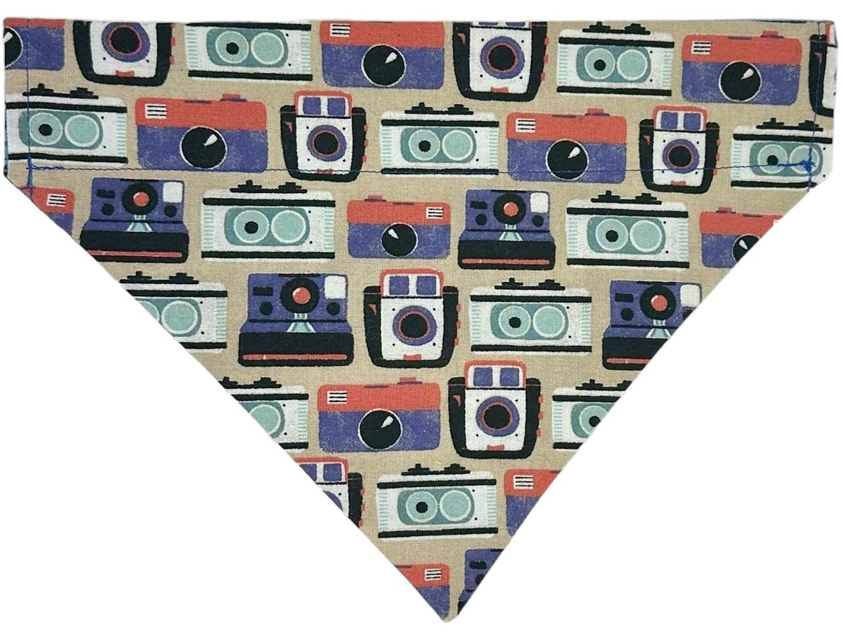 Camera Moment Handmade Reversible Slip-on Bandana