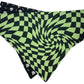 Warped Bones Glow-in-the-Dark Handmade Reversible Slip-on Bandana