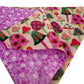 Flowers and Mushrooms Handmade Reversible Slip-on Bandana