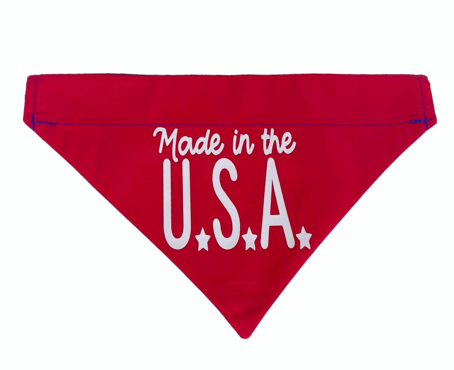 Made In USA Handmade Reversible Slip-on Bandana