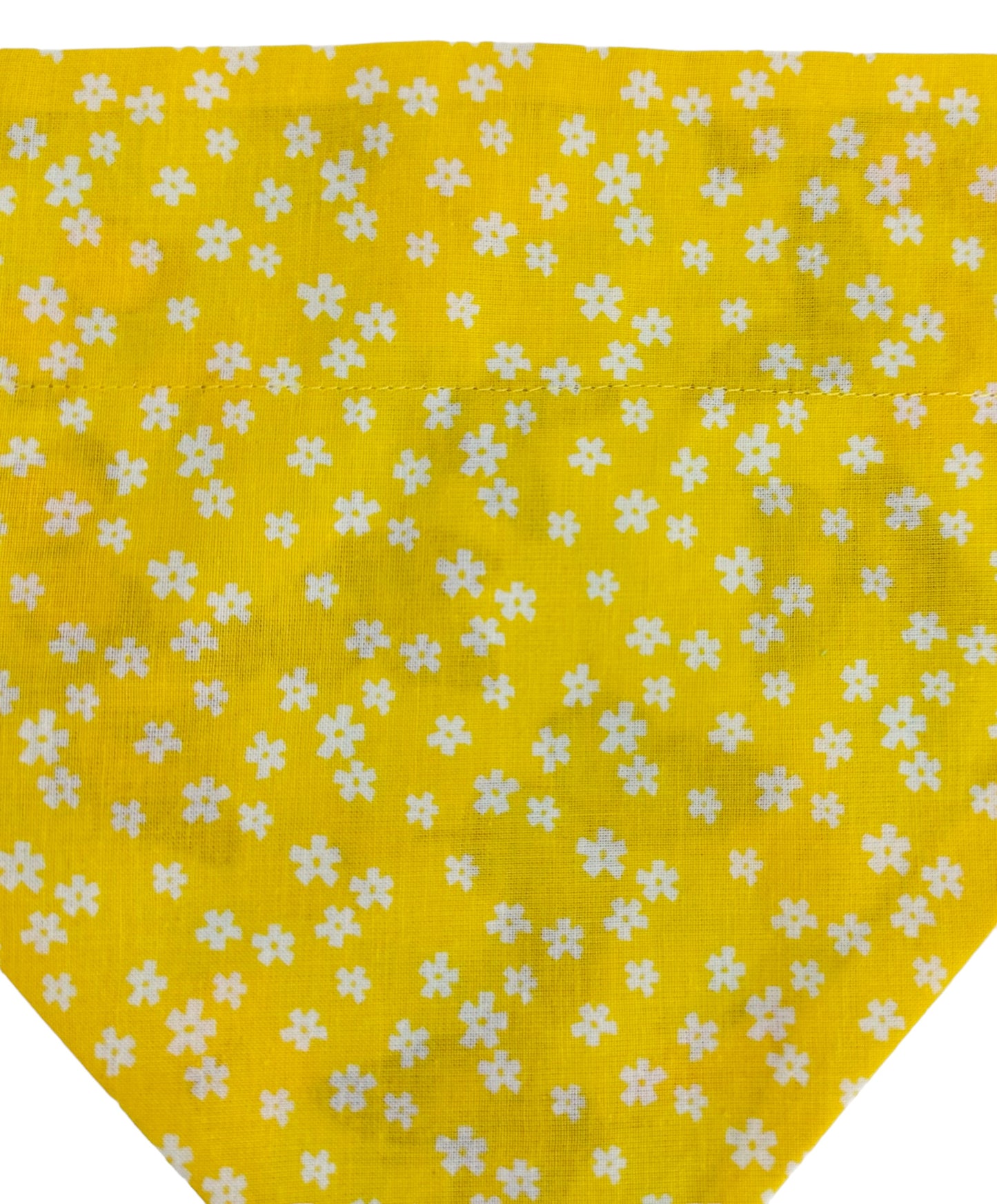 Butterflies and Yellow Flowers Handmade Reversible Slip-on Bandana