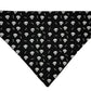 Biscuits and Glow-in-the-Dark Bones Handmade Reversible Slip-on Bandana