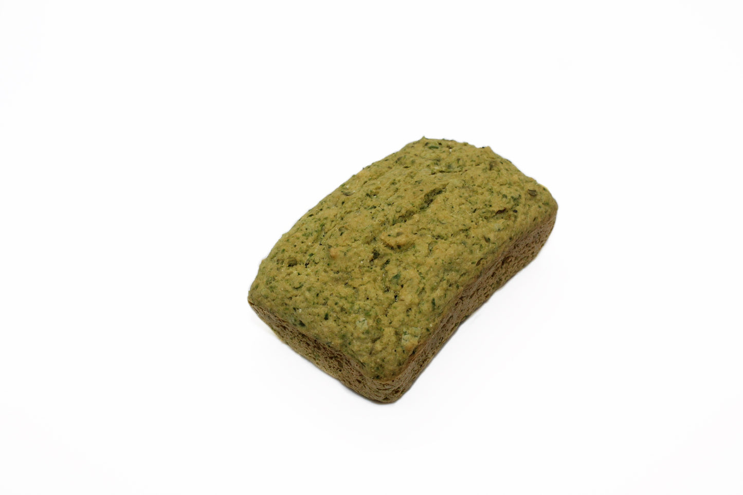 A single Broccoli and Peas loaf. 